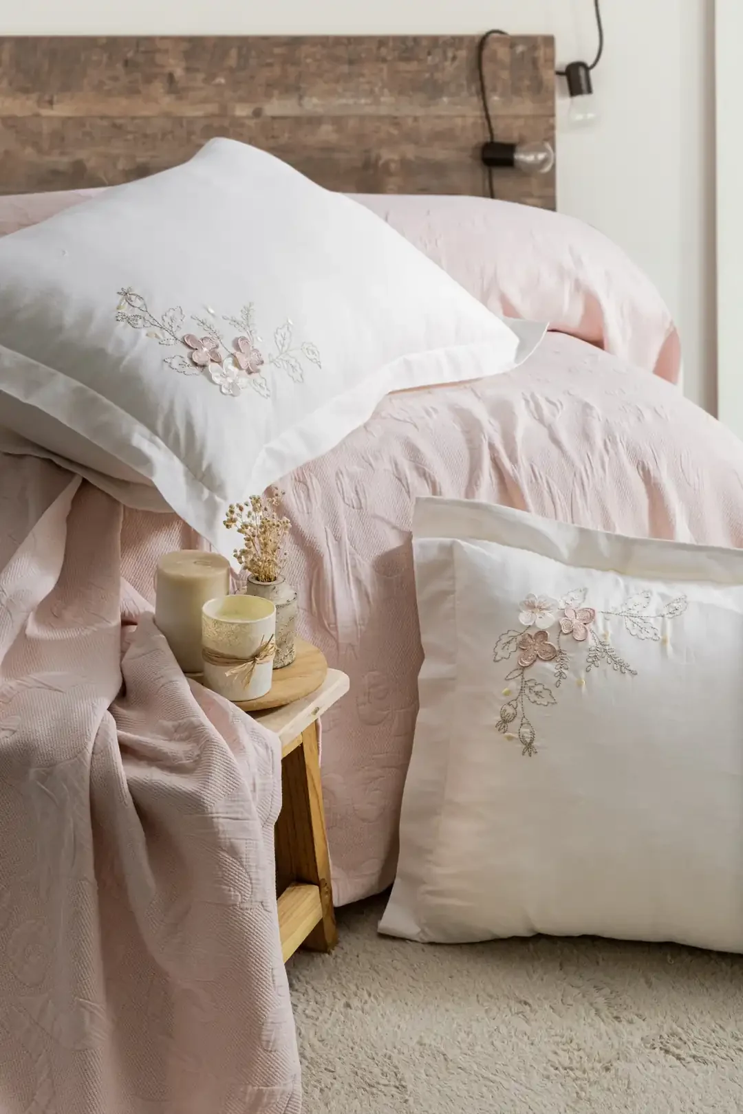 Şaheser Home Collection Yatak Örtüsü Seti Çift Kişilik Derek Pudra Şaheser Home Collection Yatak Örtüsü Seti Çift Kişilik Derek Pudra