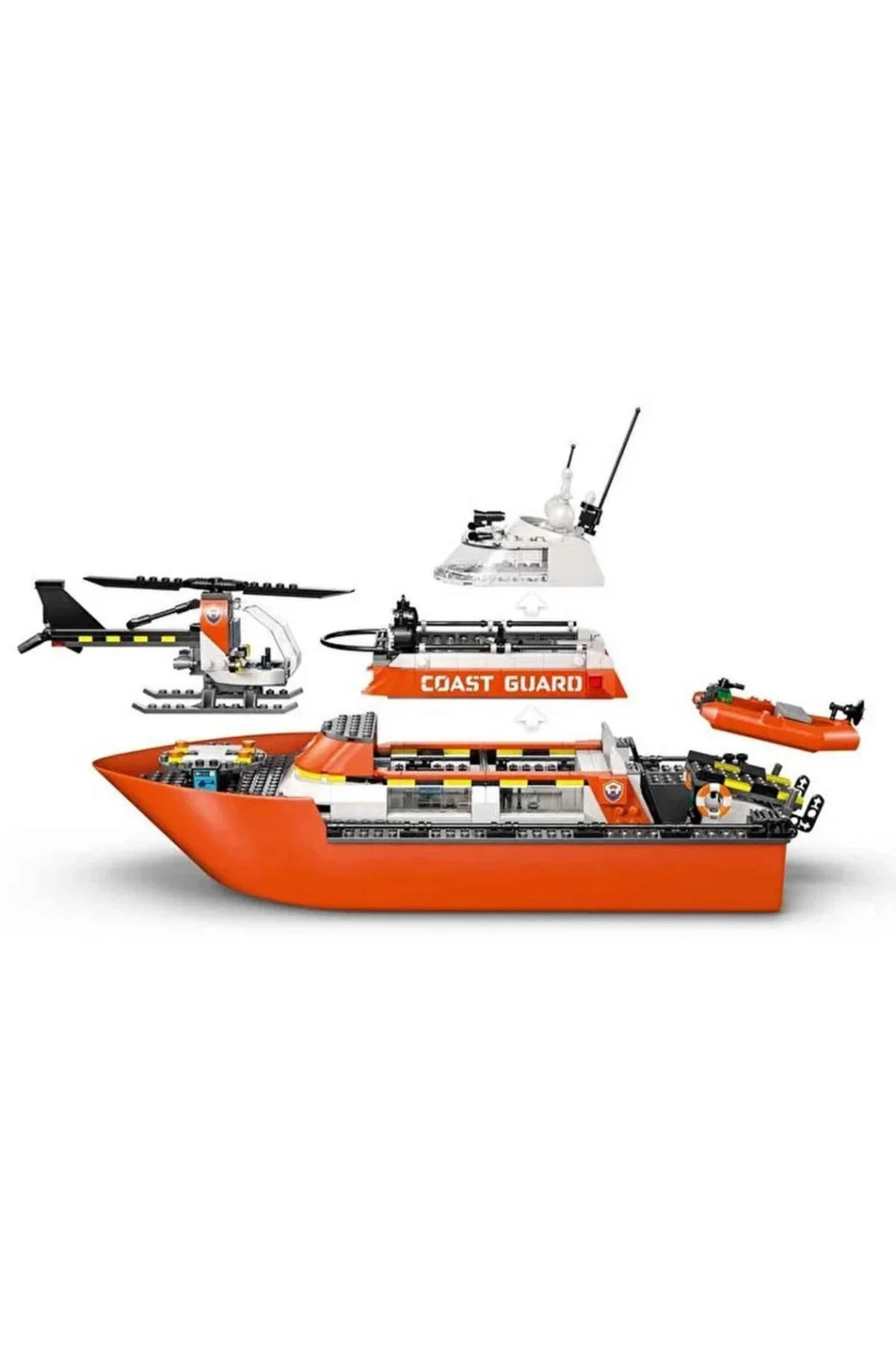 Sahil Güvenlik Kurtarma Botu ve Helikopteri 60504