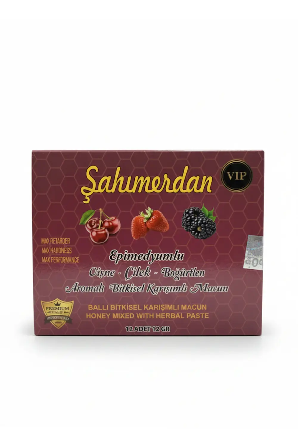Şahımerdan vip Vişne-çilek-böğürtlen aromalı macun