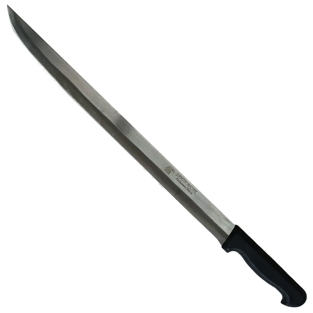 Şahin Bursa Paslanmaz Sivri Uçlu Cağ Kebabı Bıçağı 40 Cm - Plastik Sap