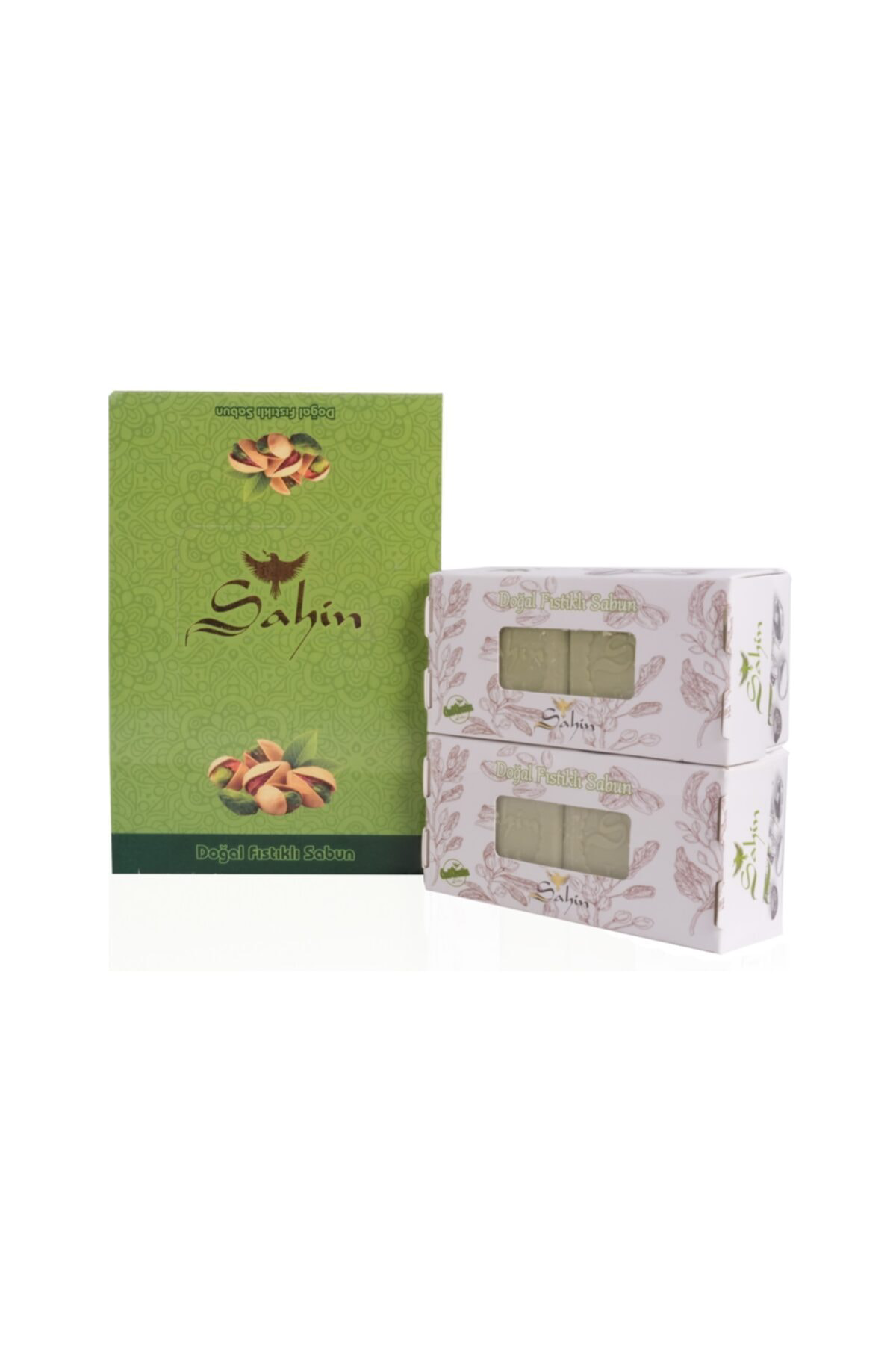 Şahin Sabun Yağ Şahin Özel Üretim Fıstıklı Doğal Sabun 6'Lı Paket