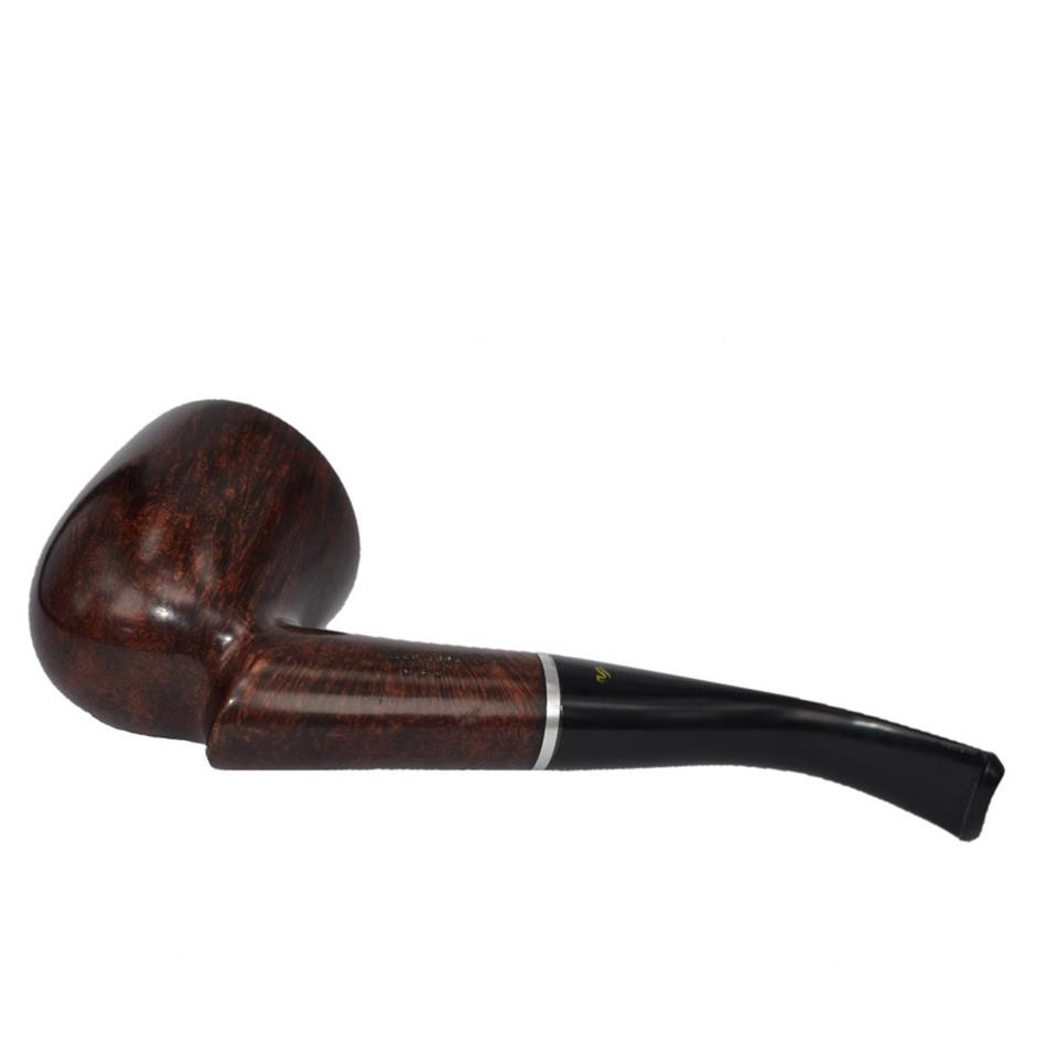 Şahin  Üç Yıldız Freehand 9 Mm Filtreli Ebonit Saplı Pipo