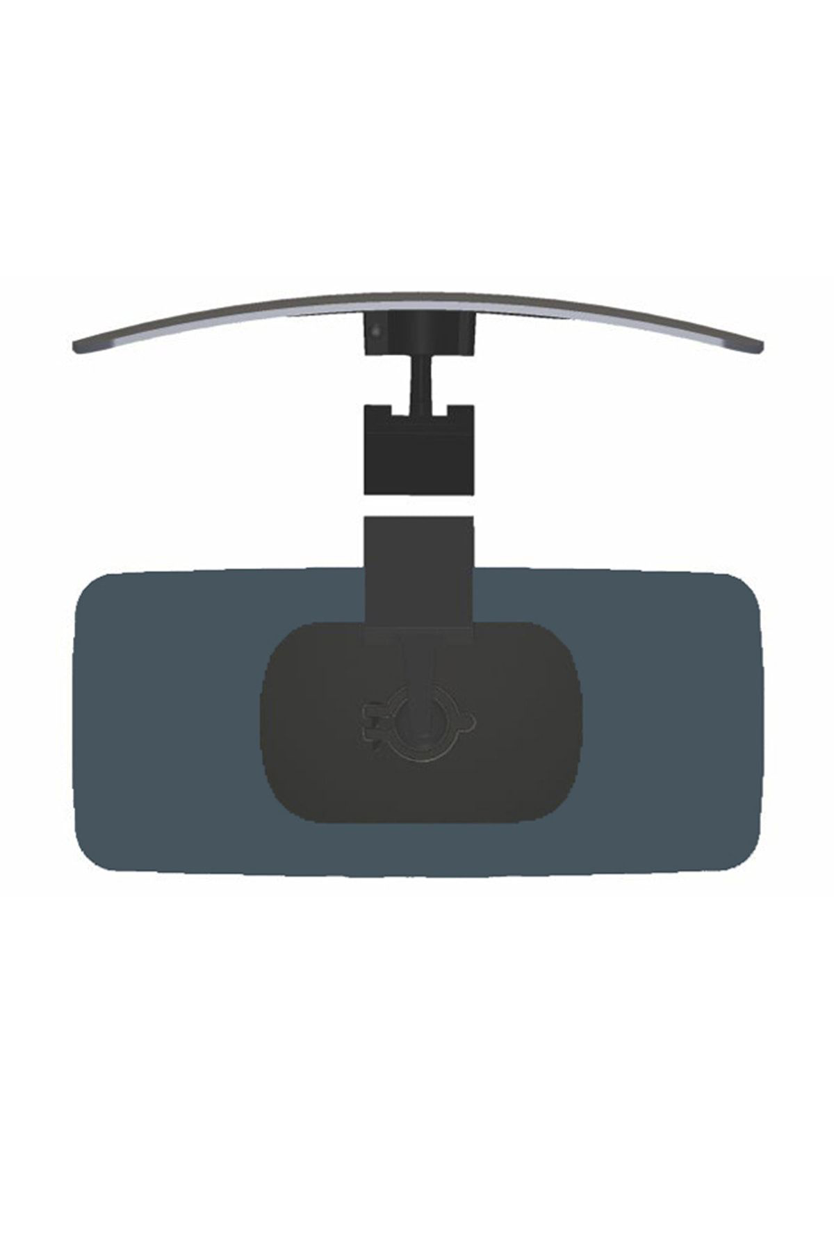 Şahin Uyumlu 1 Eğik Kollu Ayna Universal İç Dikiz Aynası 24x11  c