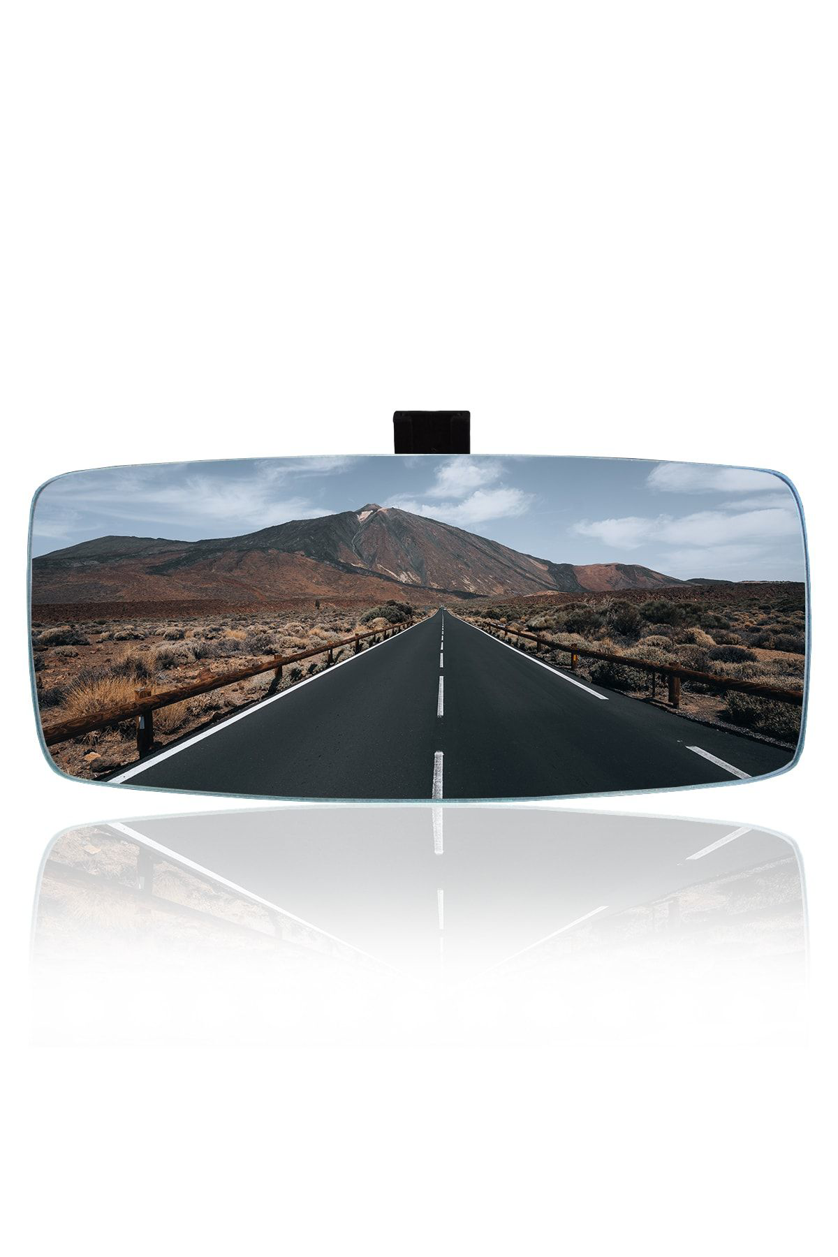 Şahin Uyumlu 1 Eğik Kollu Ayna Universal İç Dikiz Aynası 24x11  c