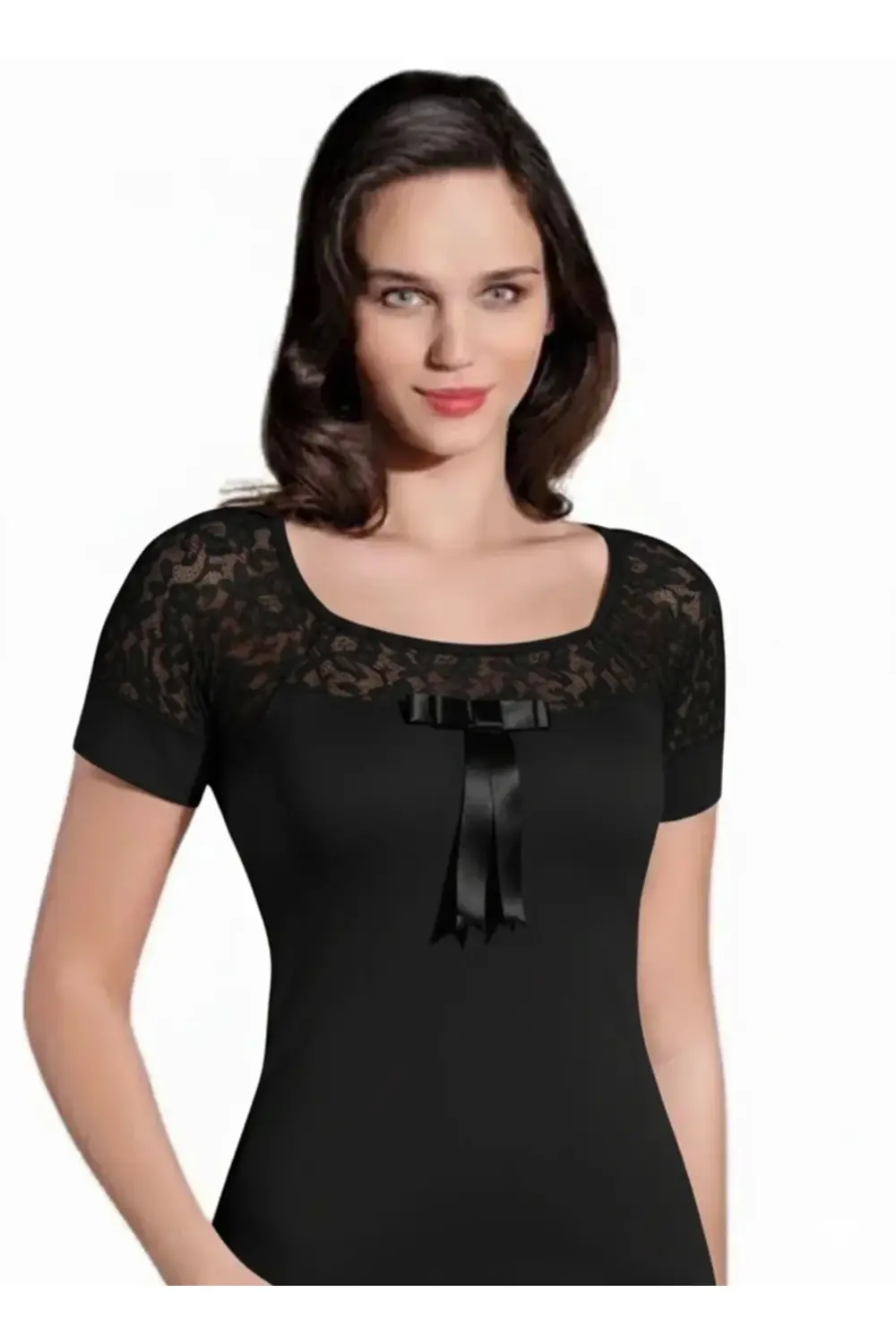 Şahinler Dantelli Kısa Kol Atlet B412