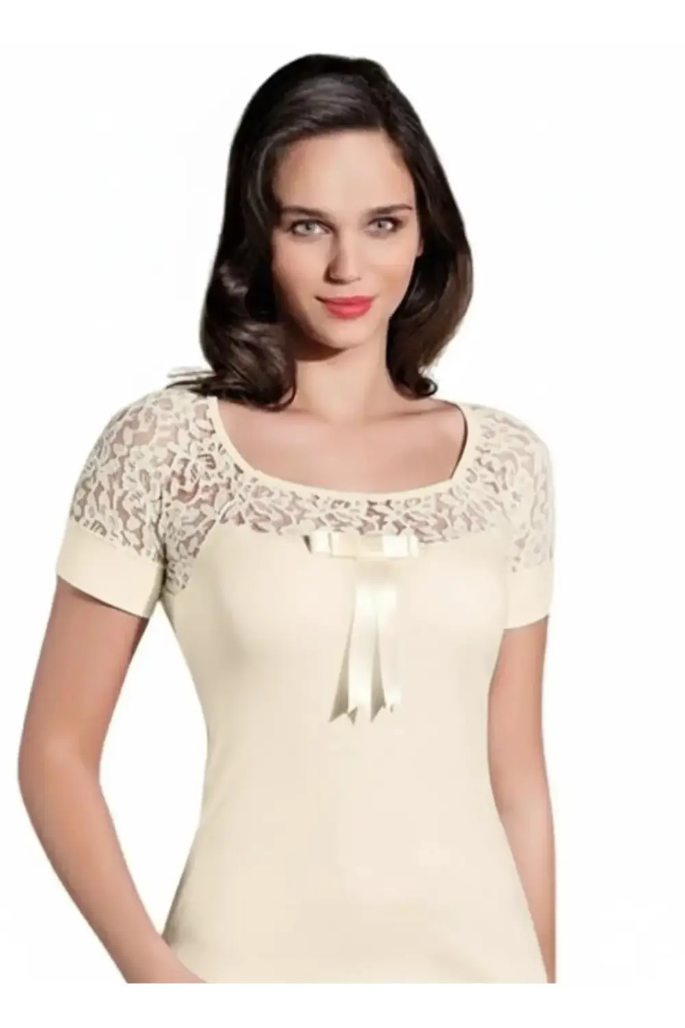 Şahinler Dantelli Kısa Kol Atlet B412