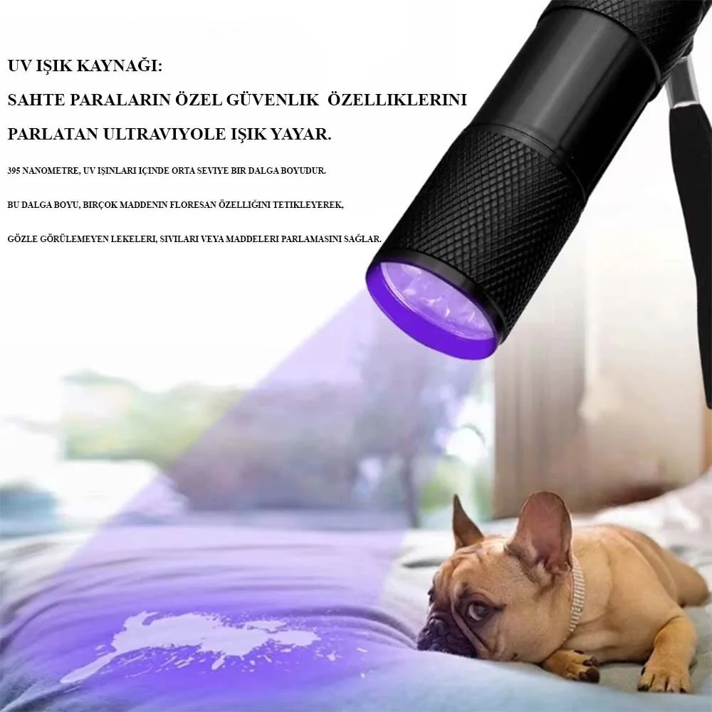 Sahte Para Işığı Ultraviole Wt-302 - UV LED Sahte Para Tespit Cihazı Fiyatı, Yorumları ve Özellikleri