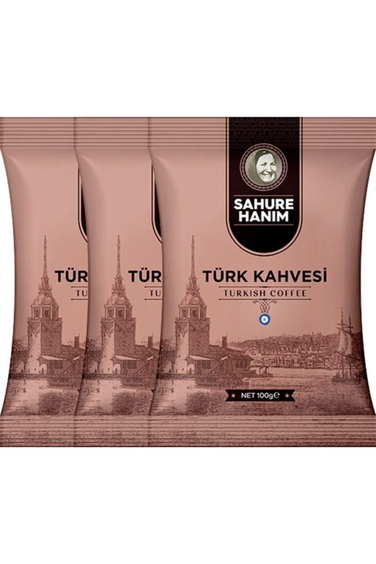 Sahure Hanım Türk Kahvesi 100 G 3'lü Paket