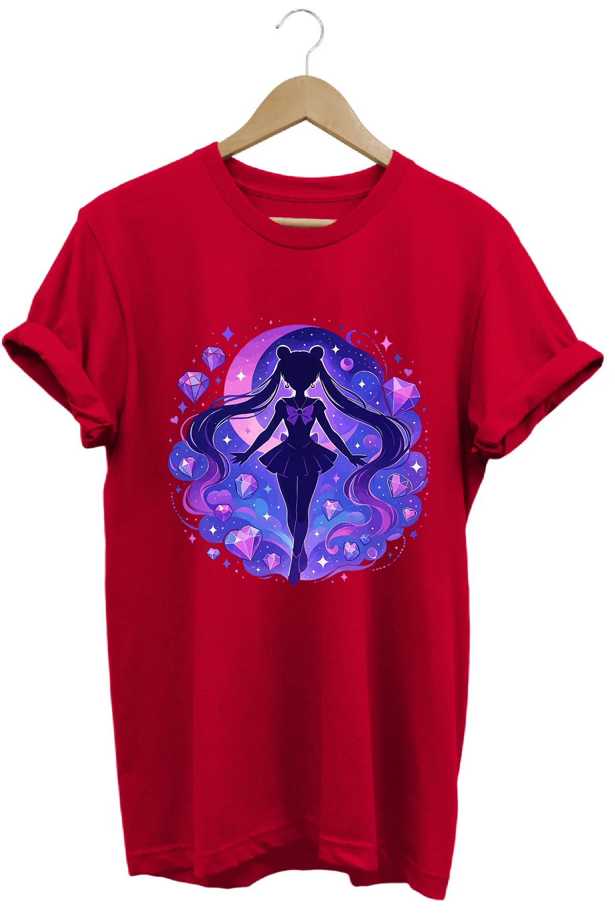 Sailor Moon Baskılı Unisex Tişört | %100 Pamuk | 9 Renk Seçeneği 