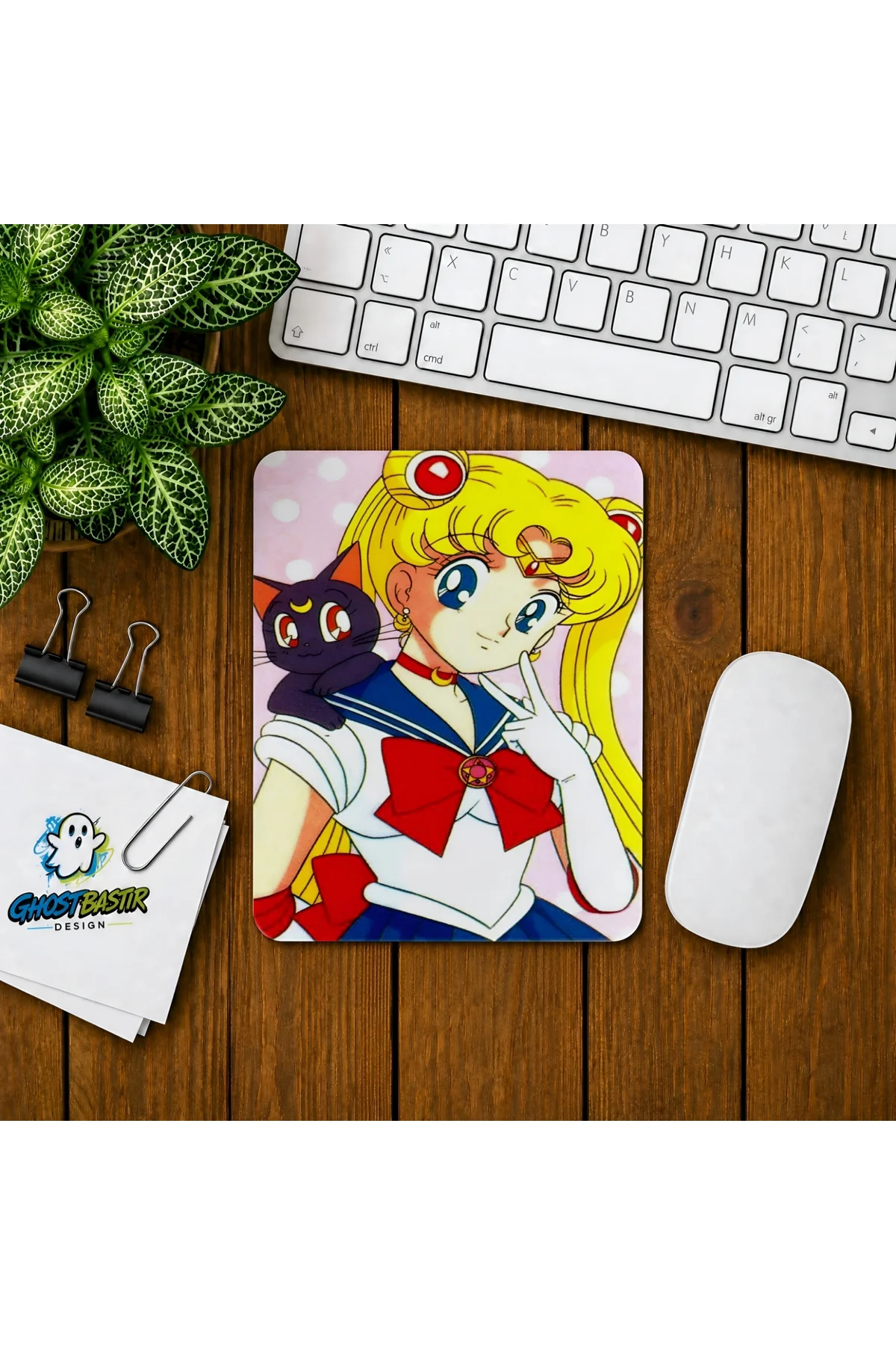 Sailormoon Baskılı Oyuncu Mousepad 0265