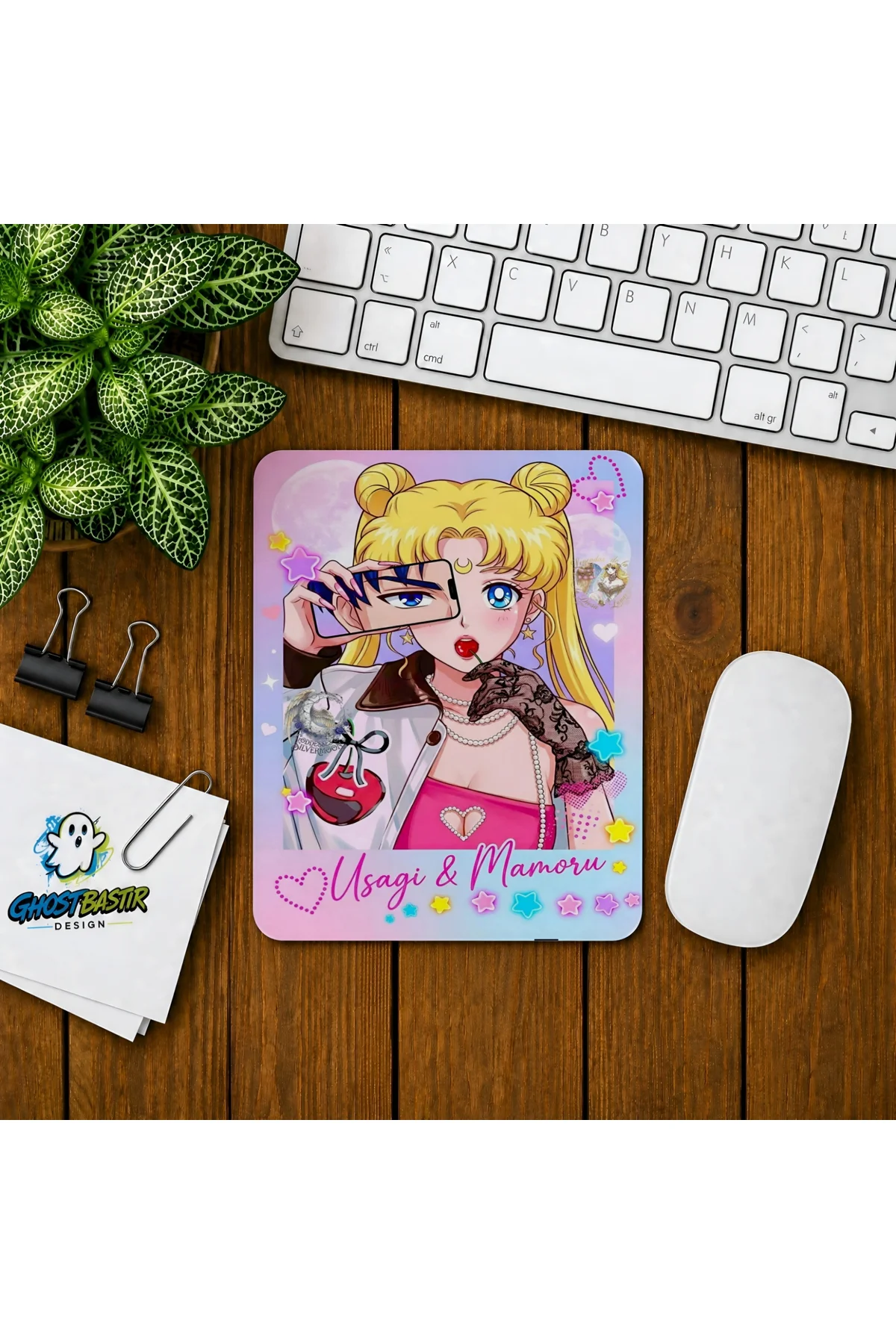 Sailormoon Baskılı Oyuncu Mousepad 0266