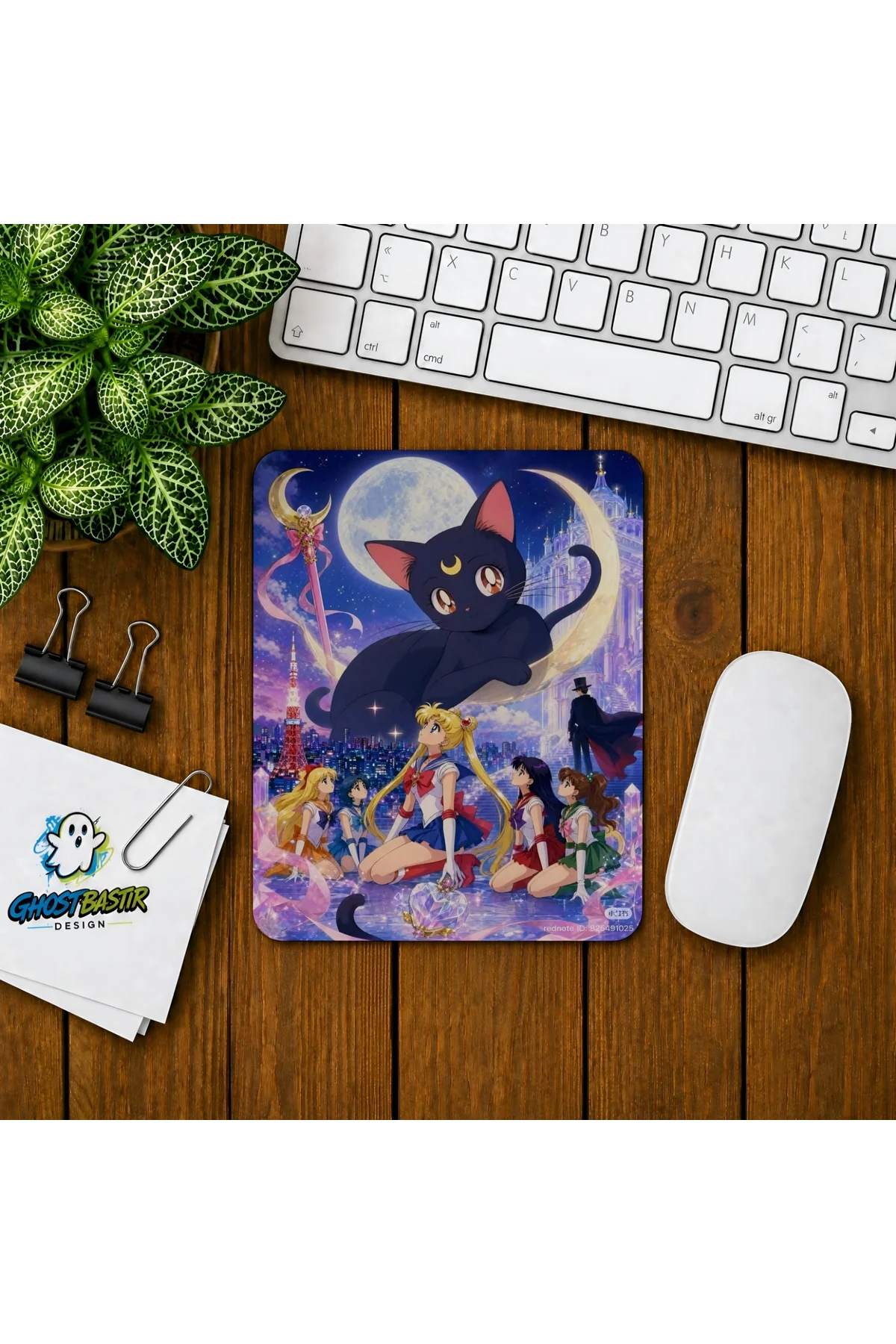 Sailormoon Baskılı Oyuncu Mousepad 0268