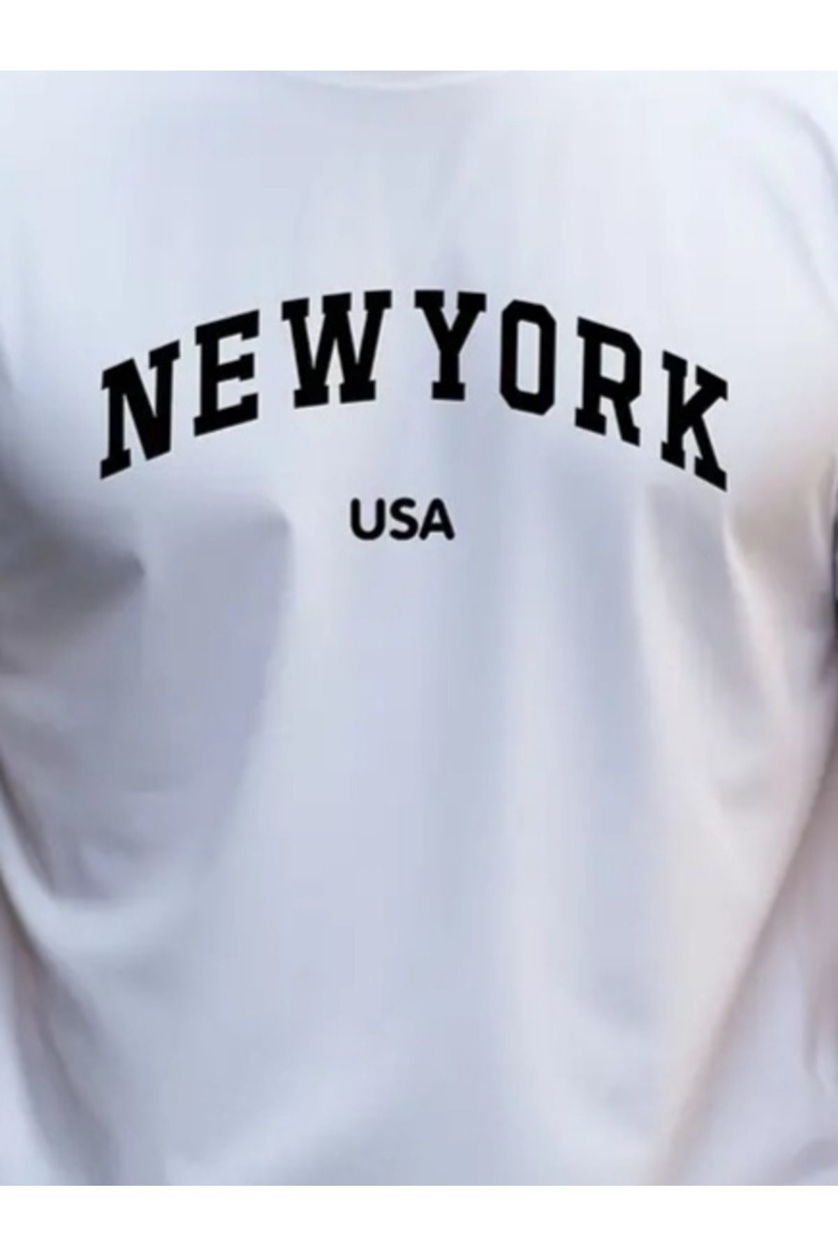 Şair Erkek New York Baskılı Süprem T-shirt