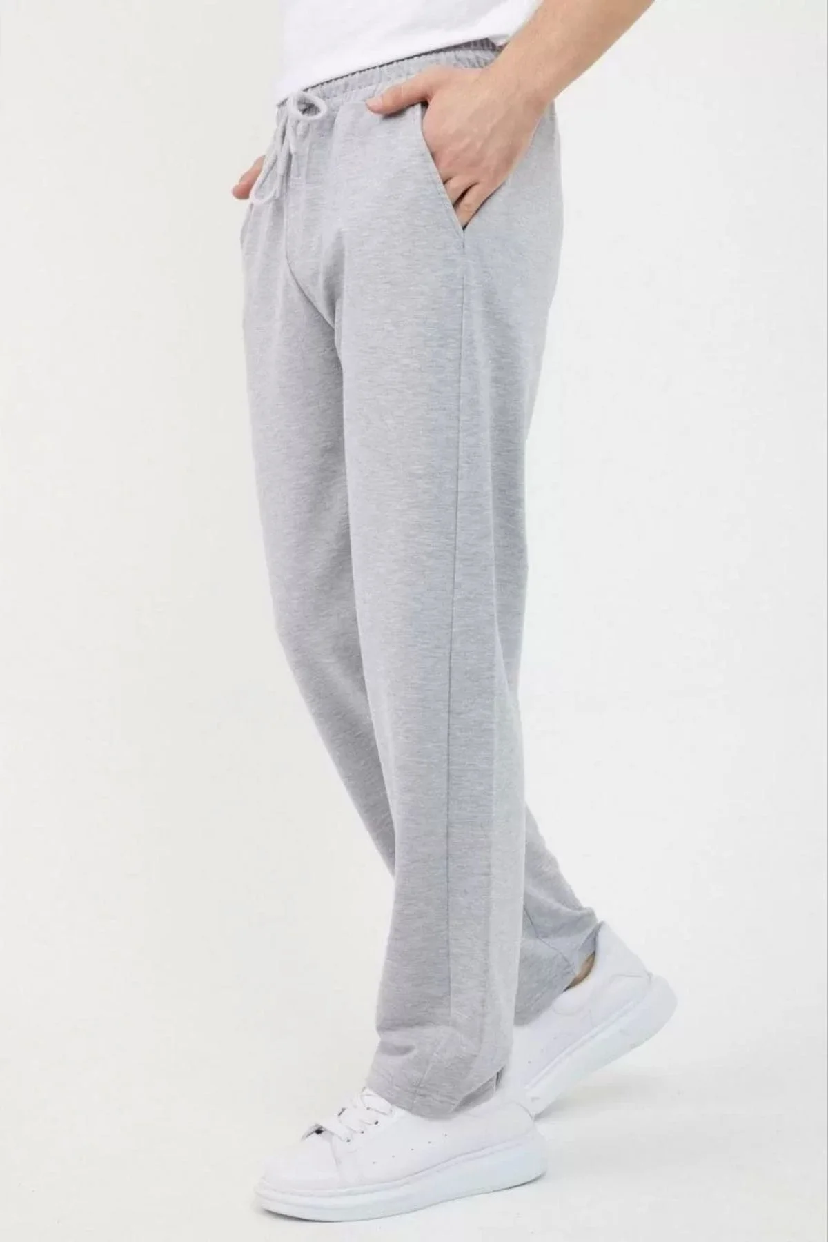 Şair Üç İplik Basic Eşofman Pantolon - Gri