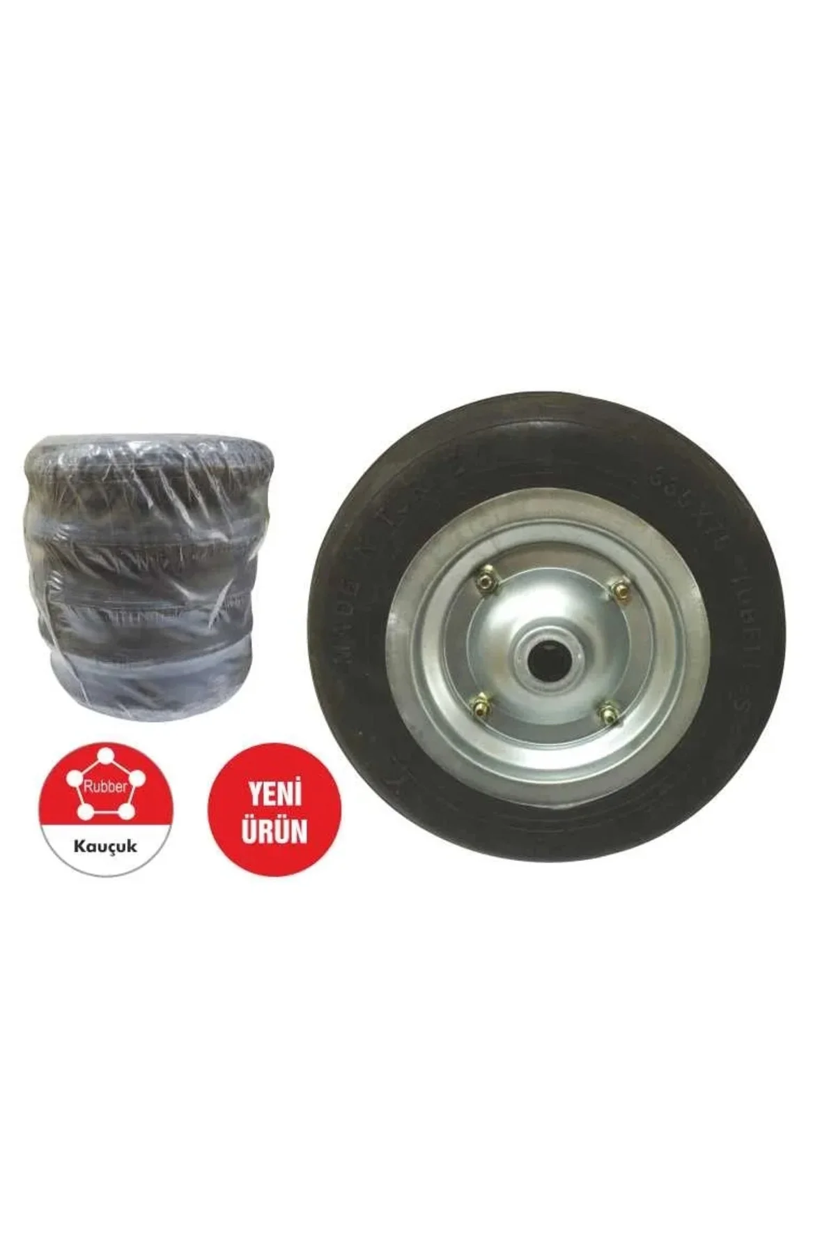 Sait Demirci TKR 001 El Arabası Tekeri Dolgu Teker Burçlu