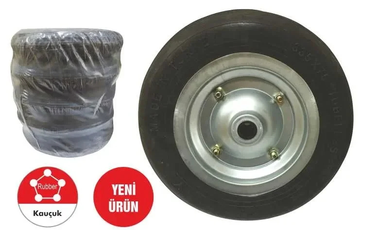Sait Demirci Tkr 001 El Arabası Tekeri Dolgu Teker Burçlu