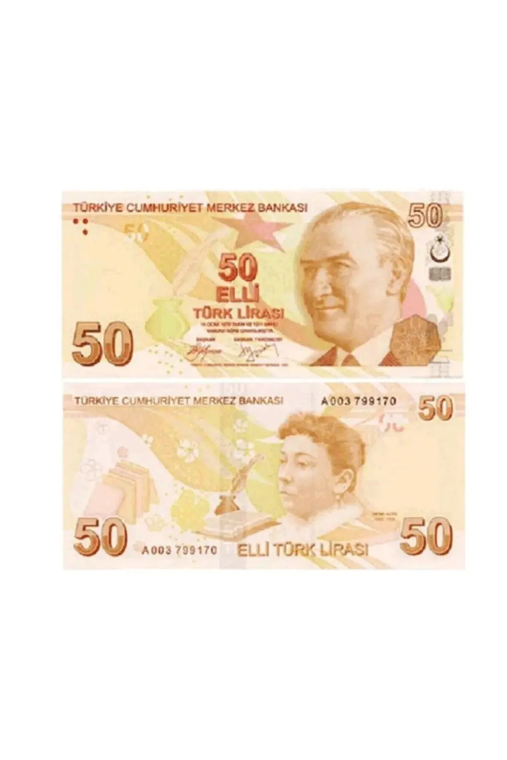 Şaka Parası 100 Adet 50tl Çil Türk Lirası