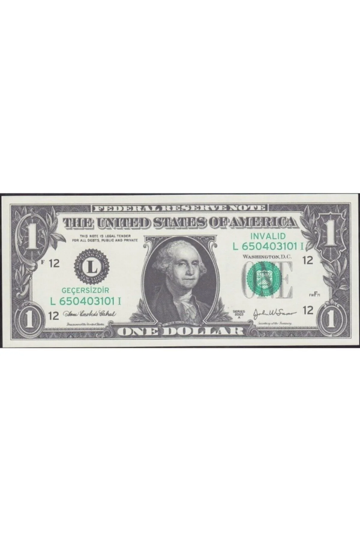 Şaka Parası Eğlence 1 Deste 1 Dolar V3