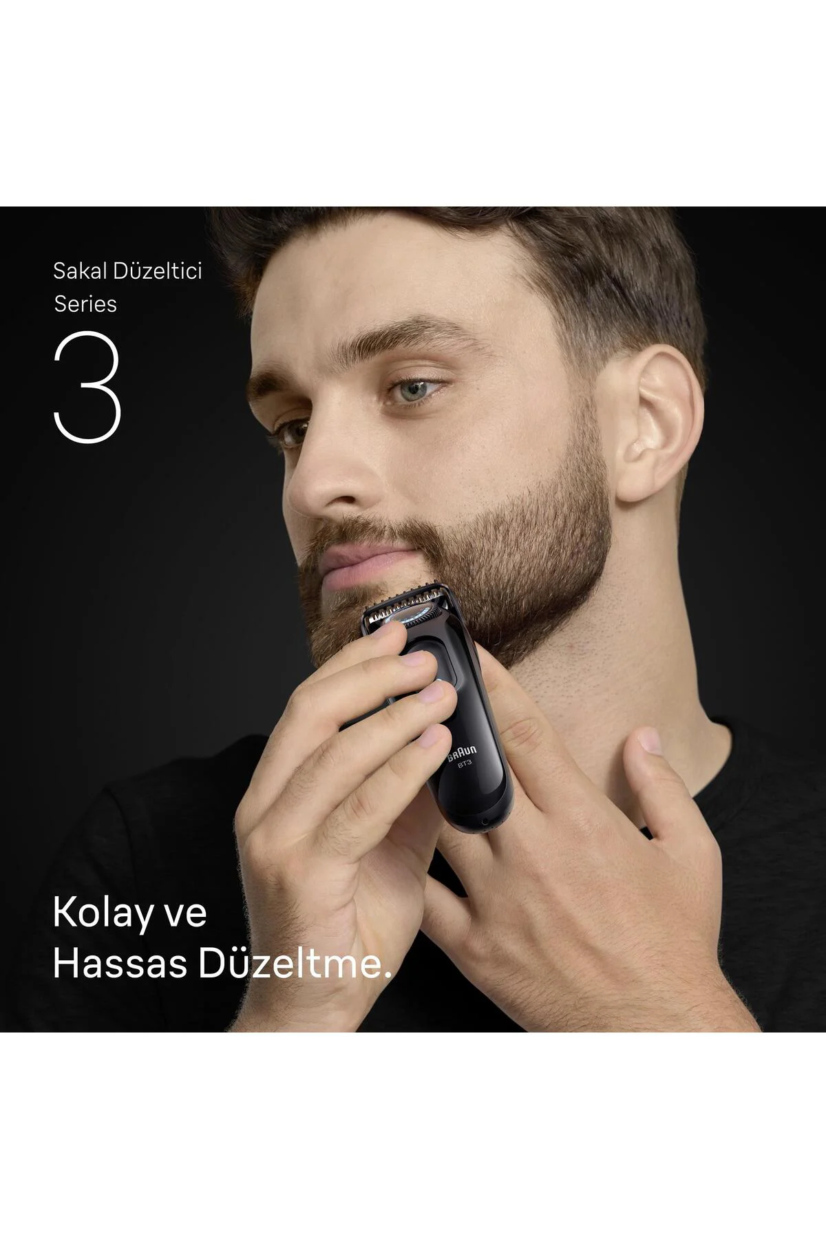 Sakal Düzeltici Series 3, +3 Aksesuar, 40 Uzunluk, Keskin Bıçak, BT3520