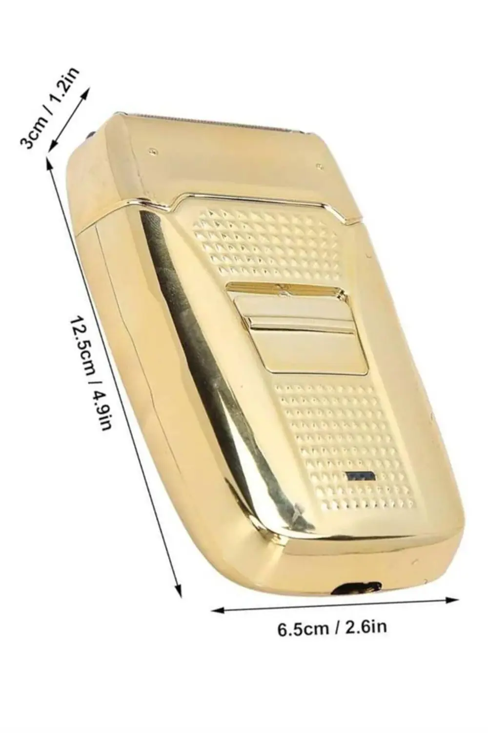Sakal Kesme Tıraş Makinesi Paslanmaz Çelik Gold Şarjlı