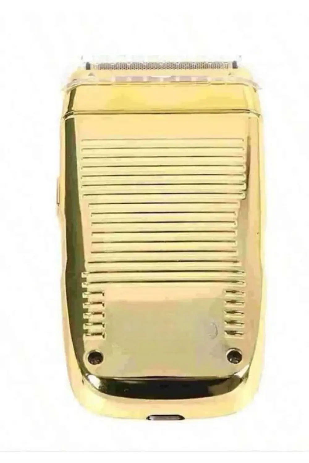Sakal Kesme Tıraş Makinesi Paslanmaz Çelik Gold Şarjlı