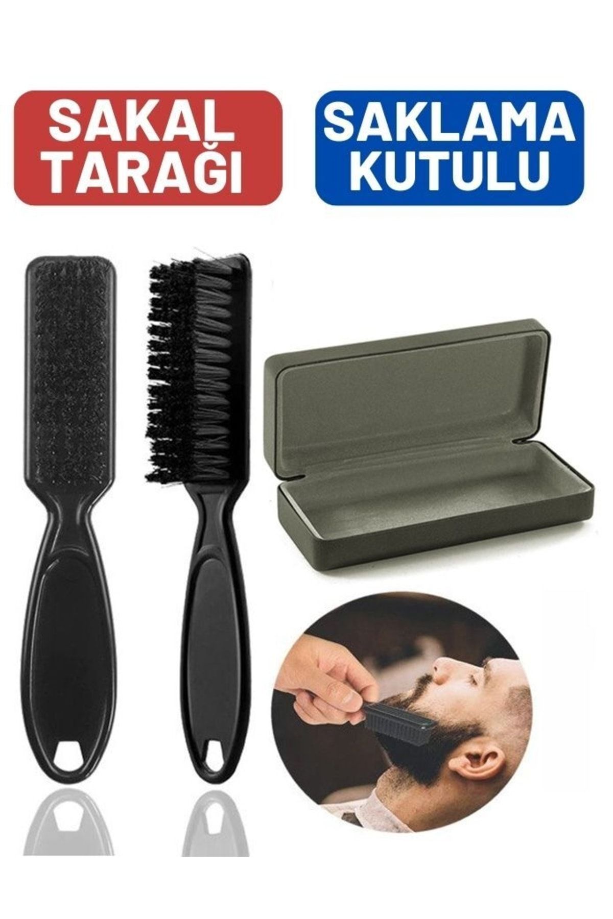 Sakal Tarama Bakım Fırçası Kutulu Set	absolute Design