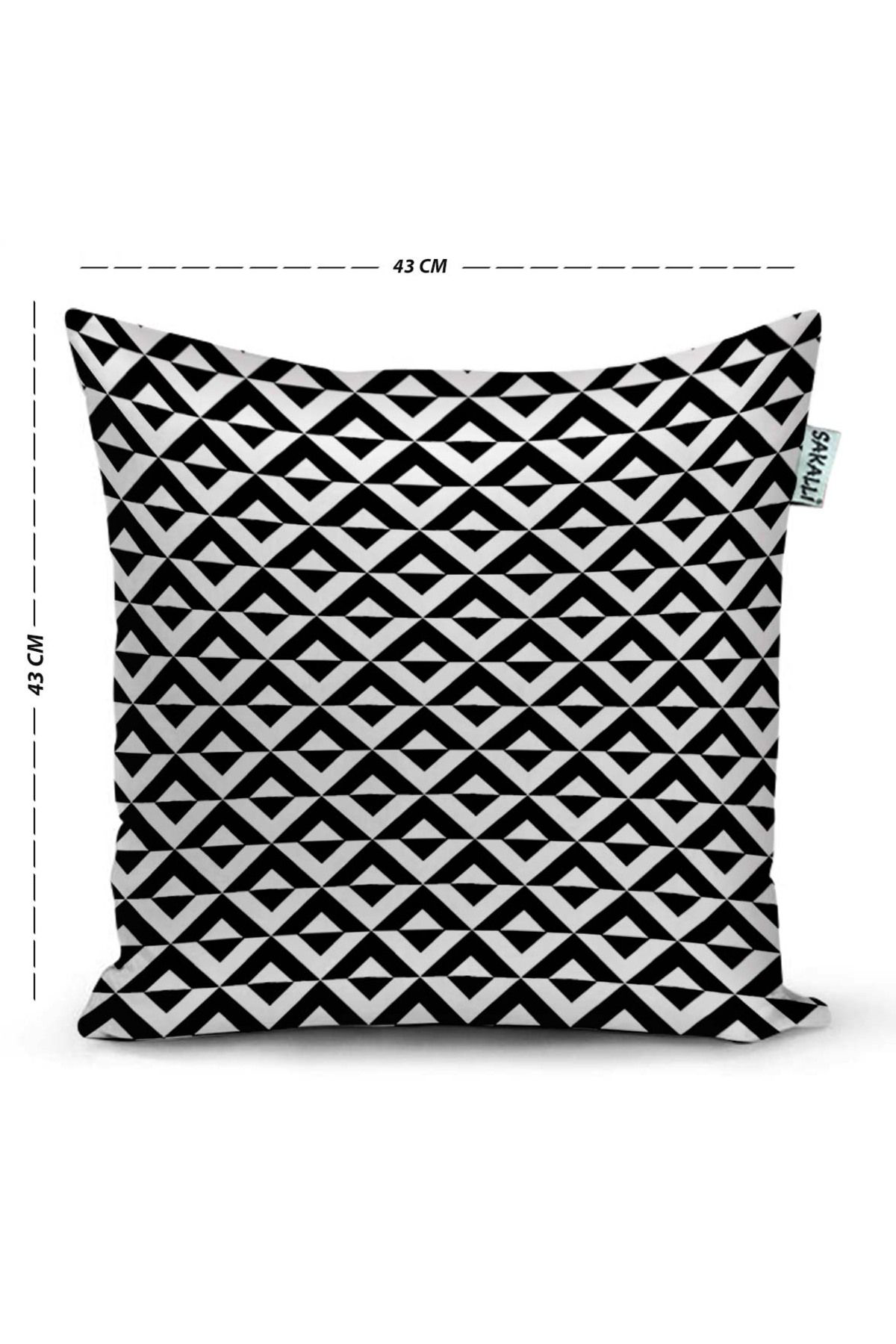 Home 4lü Kombin 3d Baskılı Dekoratif Kırlent Kılıfı