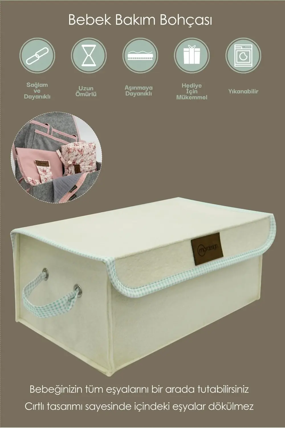 Saklama Kutusu,  Dolap İçi Çamaşır/Oyuncak Düzenleyici, Yenidoğan