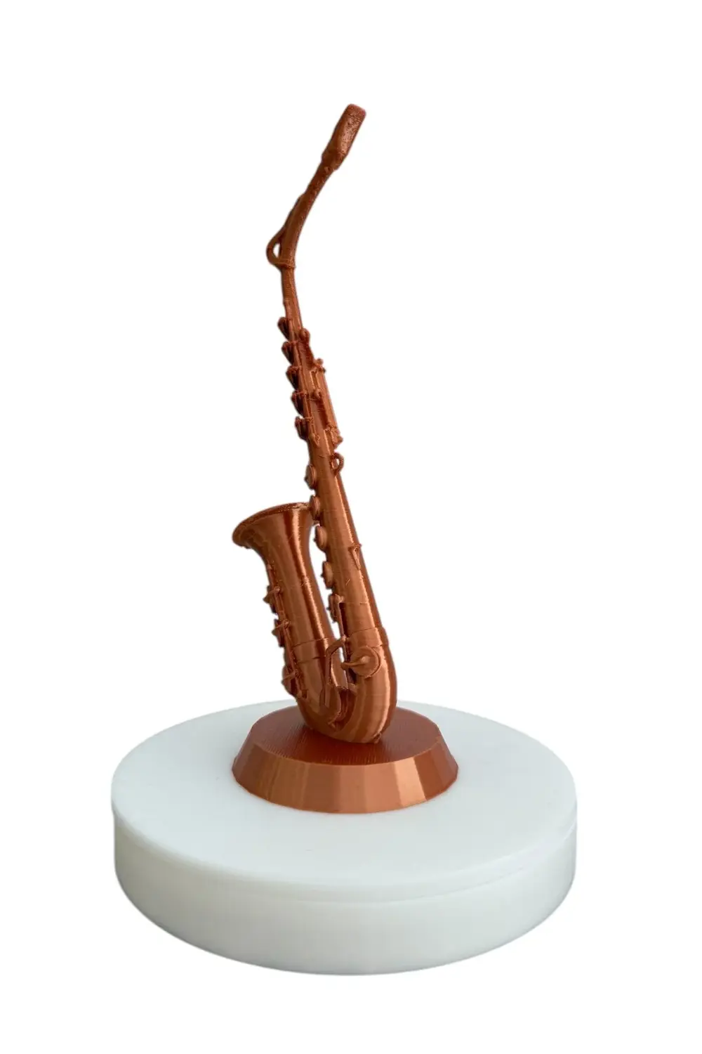 Saksafon Minyatür Masa Üstü Hediyelik Eşya Obje Bakır