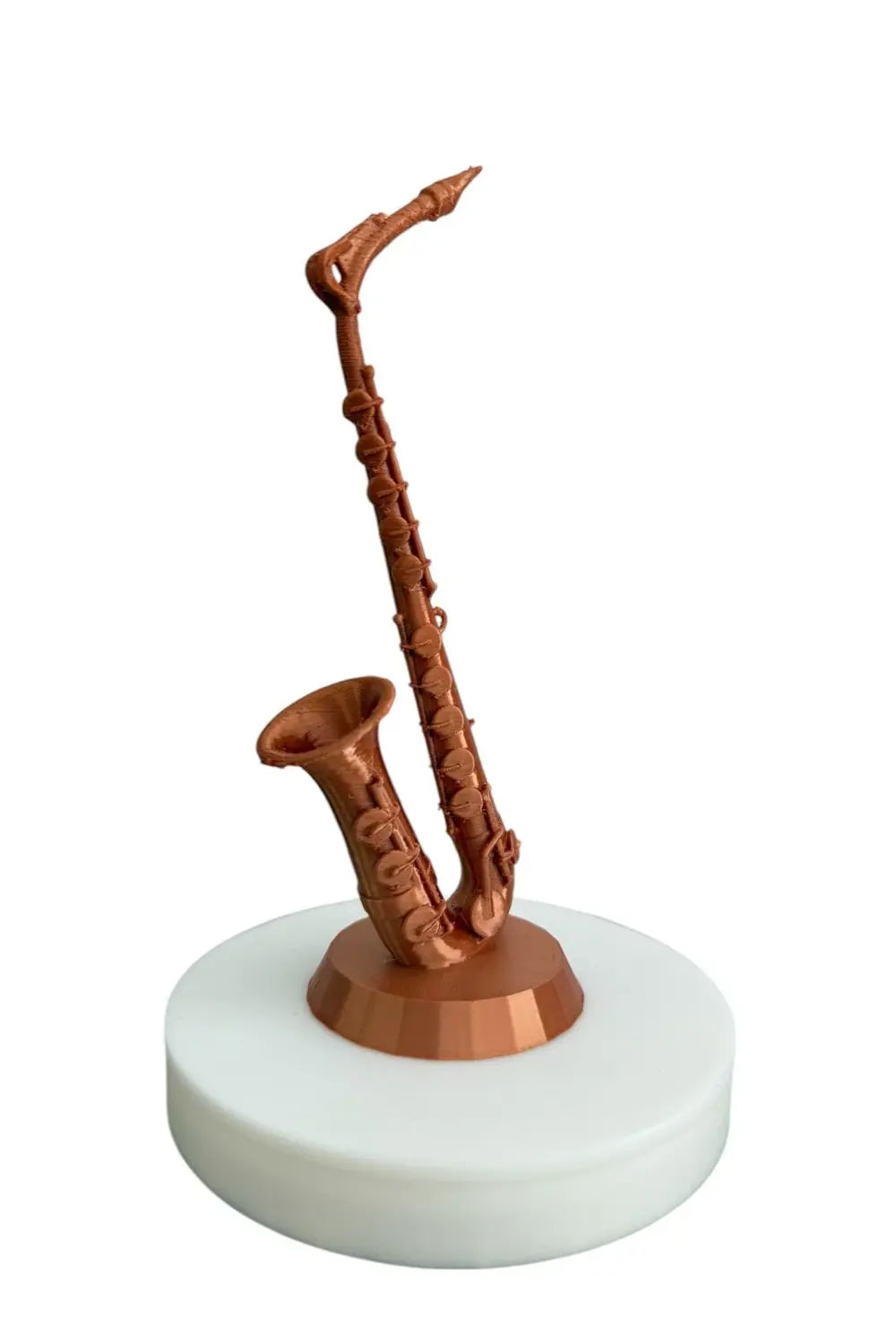 Saksafon Minyatür Masa Üstü Hediyelik Eşya Obje Bakır