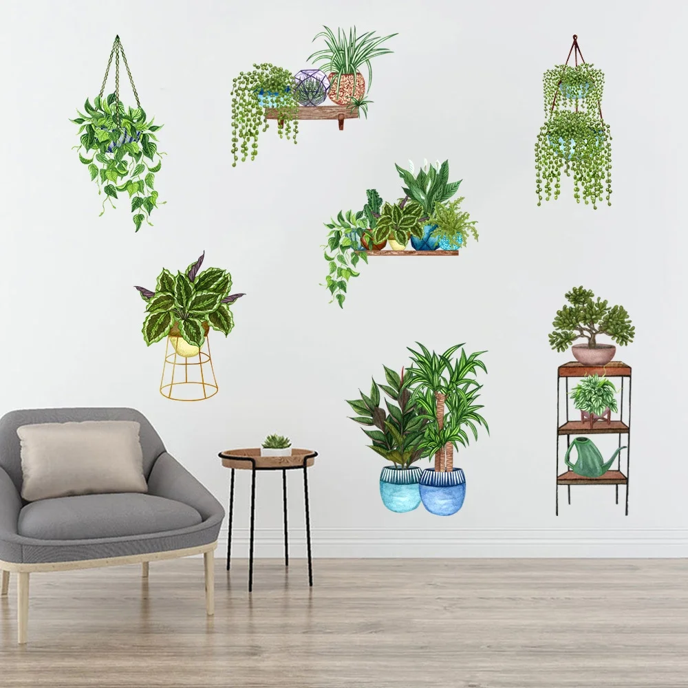 Saksılı Çiçek Tasarımlı Yapışkanlı Sticker Bx40 Fiyatı, Yorumları ve Özellikleri