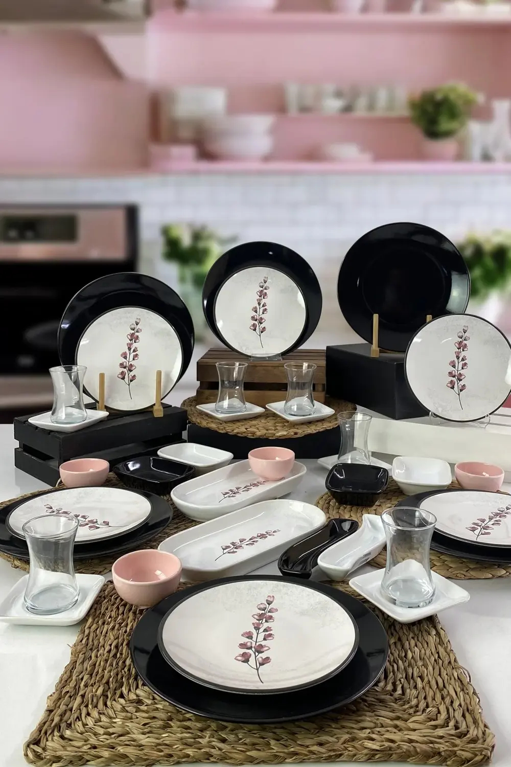 Keramika Sakura 36 Parça 6 Kişilik Kahvaltı Takımı