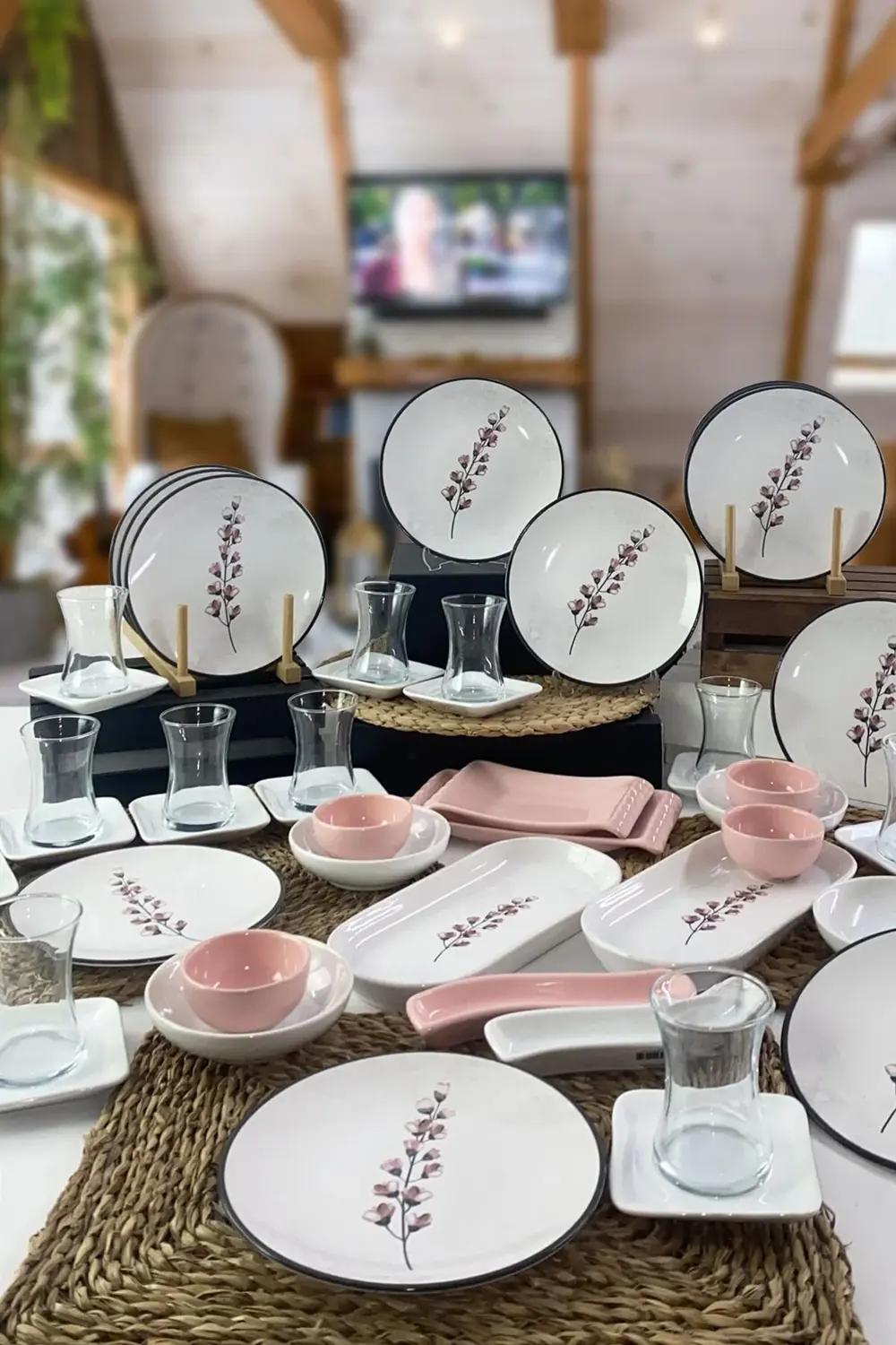 Keramika Sakura 50 Parça 12 Kişilik Kahvaltı Takımı