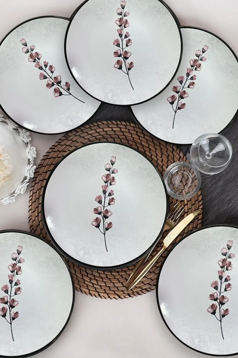 Keramika Sakura 50 Parça 12 Kişilik Kahvaltı Takımı