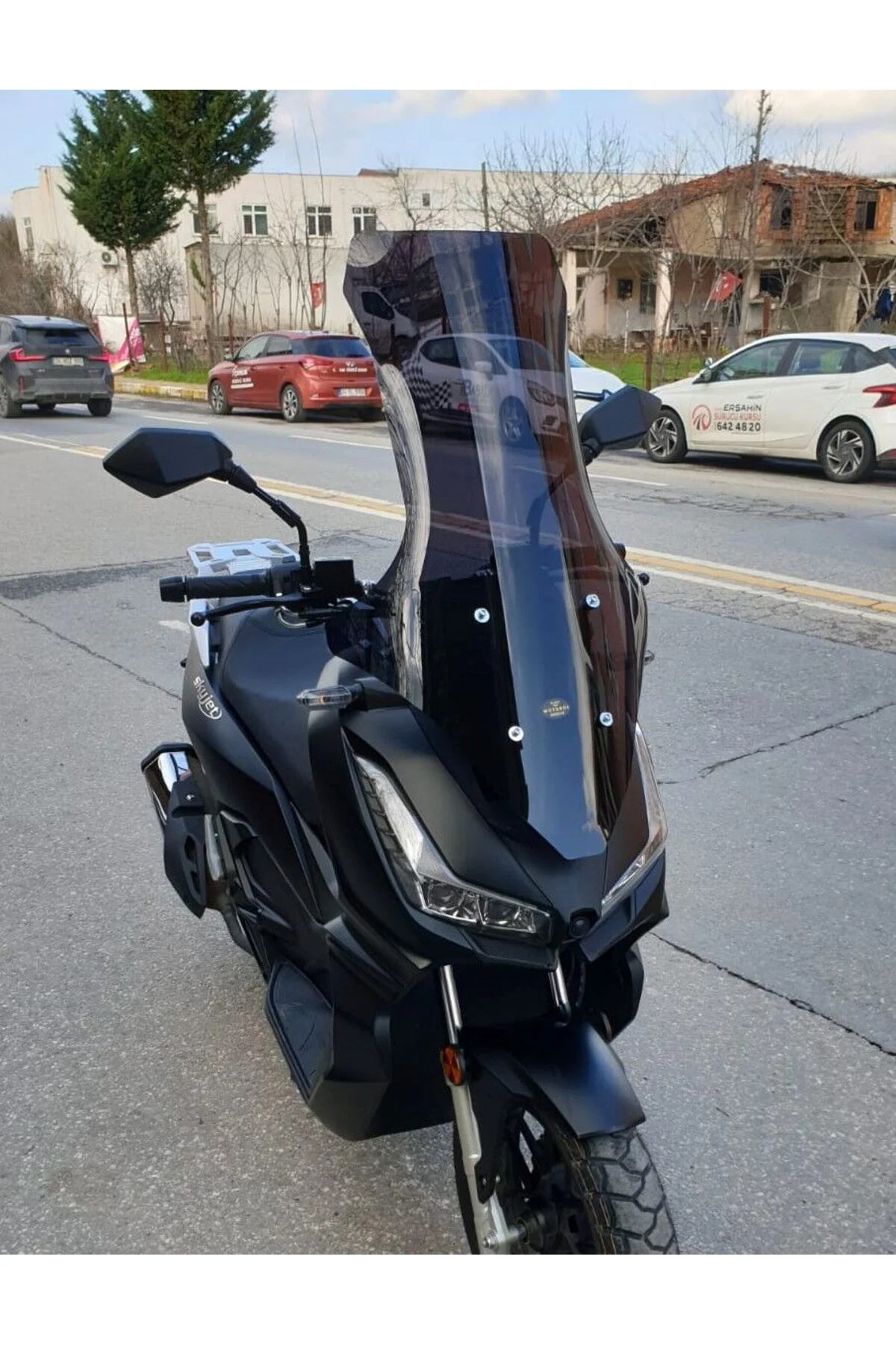 Salcano Wind 150 Ön Cam 2023-2026 Model 78cm Siyah Renkli 4mm
