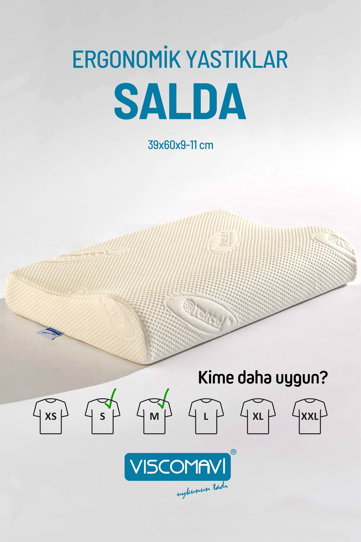 Viscomavi Salda Ergonomik & Ortopedik Visco Yastık