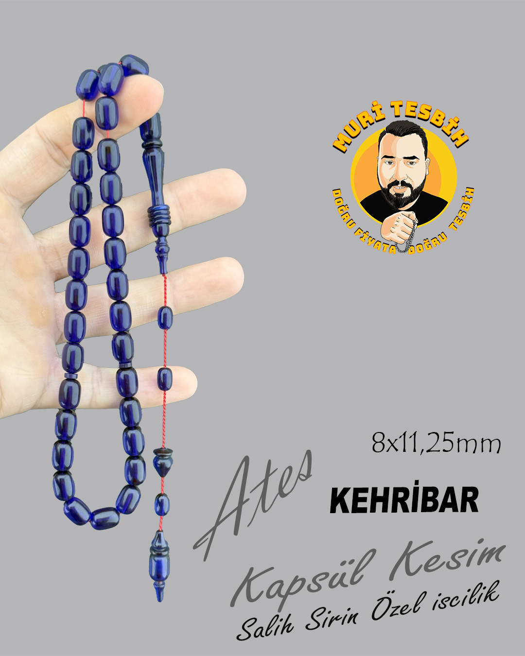 SALİH ŞİRİN ATEŞ KEHRBAR BEYZİ KESİM 8X11,25 SALİH ŞİRİN ATEŞ KEHRBAR BEYZİ KESİM 8X11,25