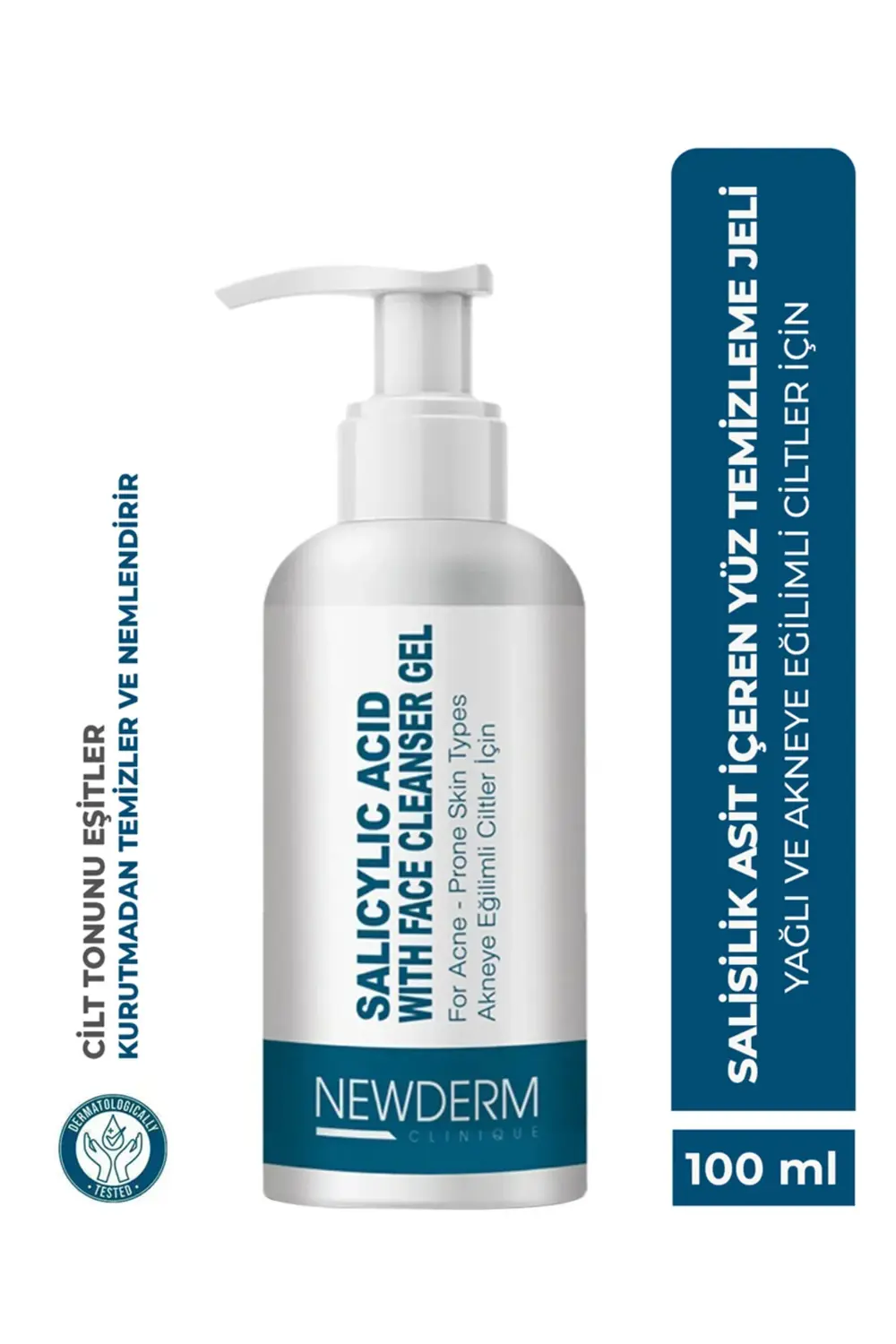 Salisilik Asit Sivilce Karşıtı Yüz Temizleme Jeli Yağlı Ve Akne E