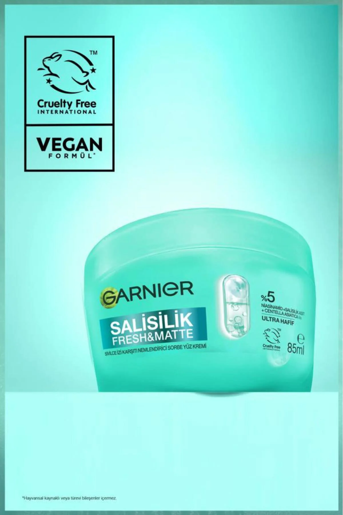 Salisilik Fresh & Matte SİVİLCE İzi Karşıtı Nemlendirici Sorbe Yüz Kremi 85 ML, Vegan Salisilik Fresh & Matte SİVİLCE İzi Karşıtı Nemlendirici Sorbe Yüz Kremi 85 ML, Vegan