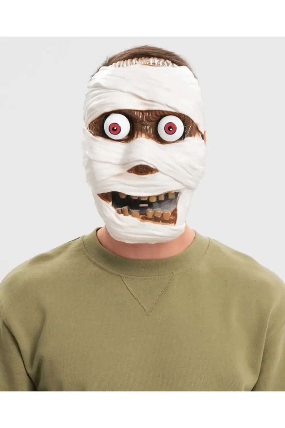 Sallanan Yaylı Oynar Gözlü Mumya Maskesi