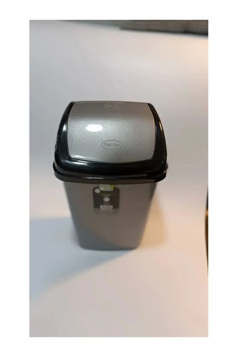 Sallanır Kapak Ofis Banyo Mutfak Bahçe Çöp Kutusu Kovası / 5 Litr