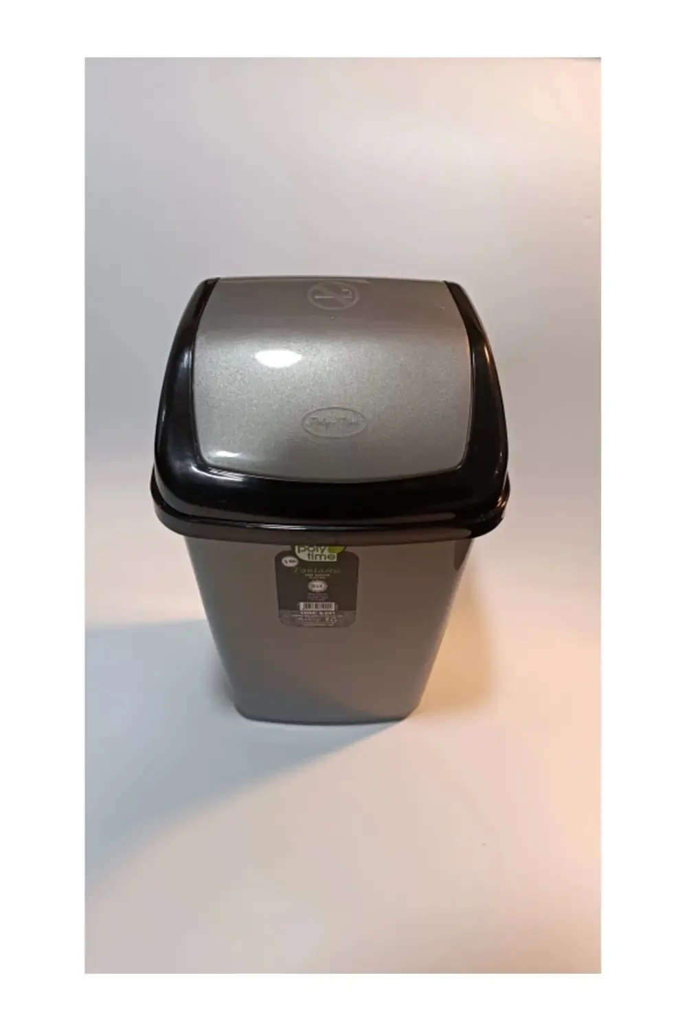 Sallanır Kapak Ofis Banyo Mutfak Bahçe Çöp Kutusu Kovası / 5 Litr