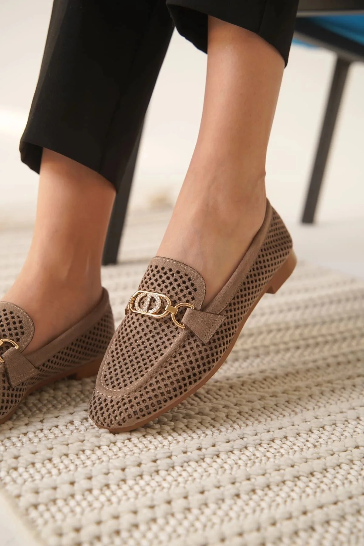 Sally Kadın Süet Vizon Günlük Ayakkabı