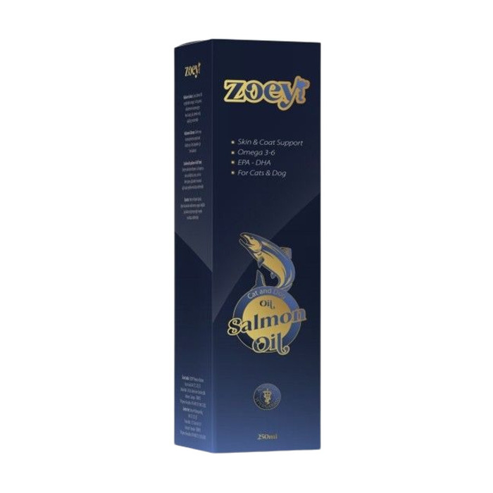 Zoey Salmon Oil Kedi Ve Köpekler İçin Somon Yaği 250 Ml