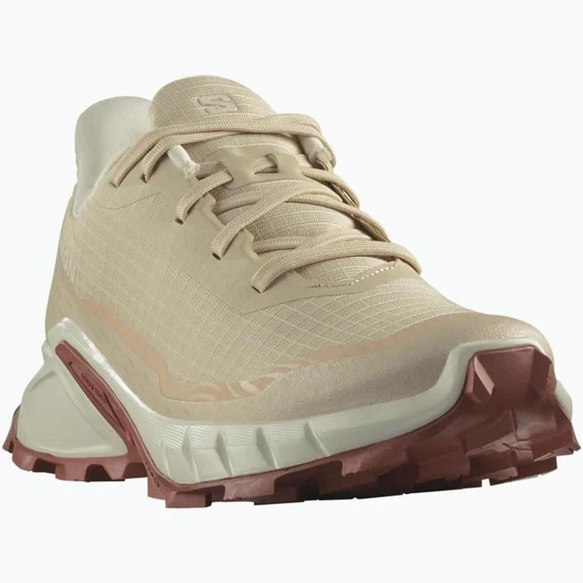 Salomon Alphacross 5 Womens Outdoor Shoes Kadın Outdoor Günlük Spor Ayakkabı Krem