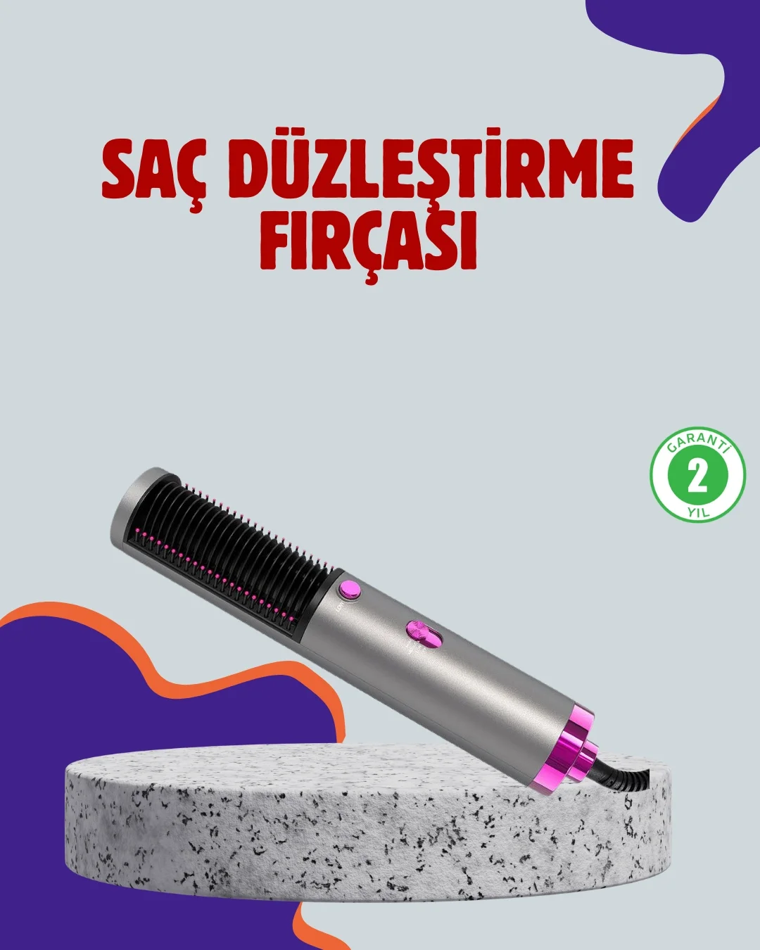 Salon Kalitesinde Saç Bakımı Sunan Şekillendirici Fırça Salon Kalitesinde Saç Bakımı Sunan Şekillendirici Fırça