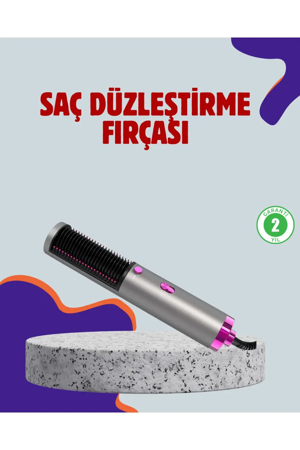 Salon Kalitesinde Saç Bakımı Sunan Şekillendirici Fırça