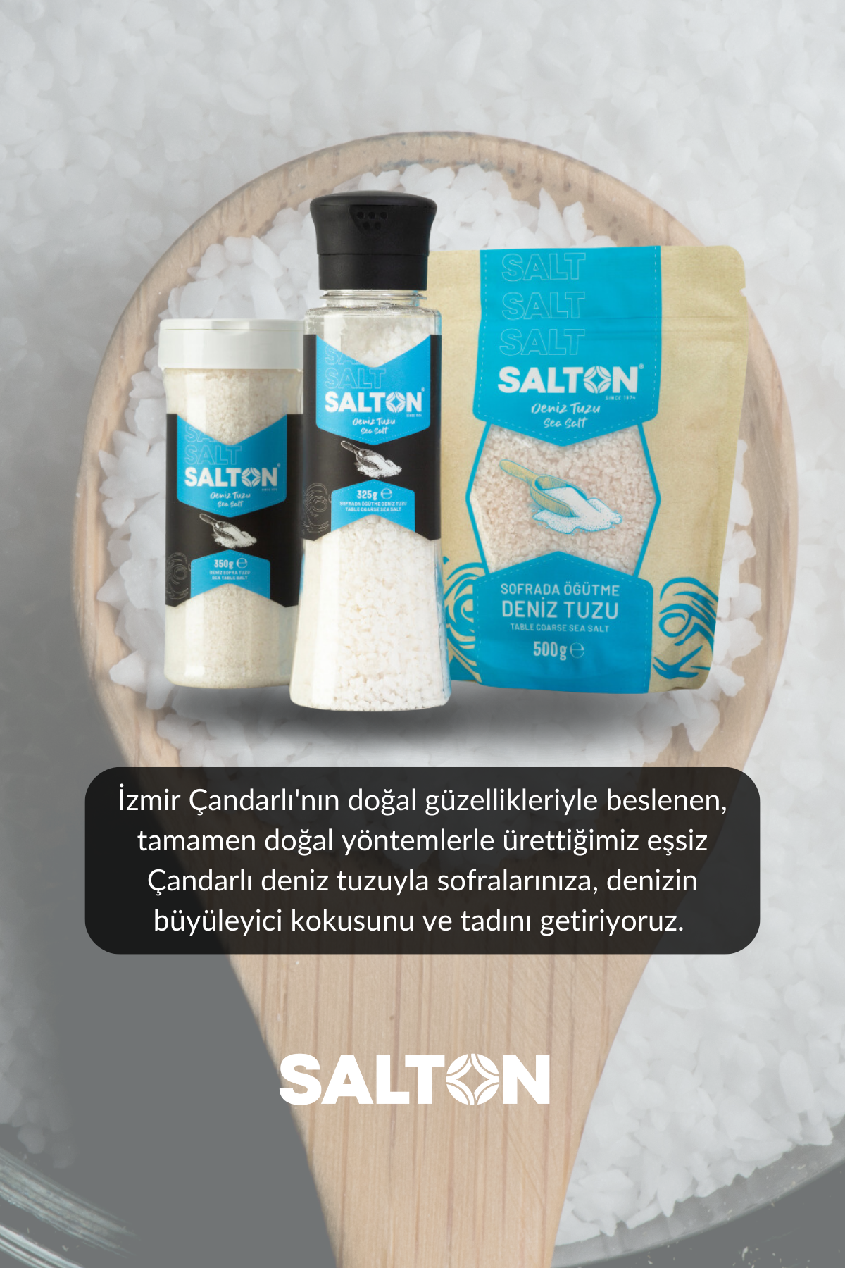 Salton Salt Salton Doğal Deniz Tuzu İnce 350Gr