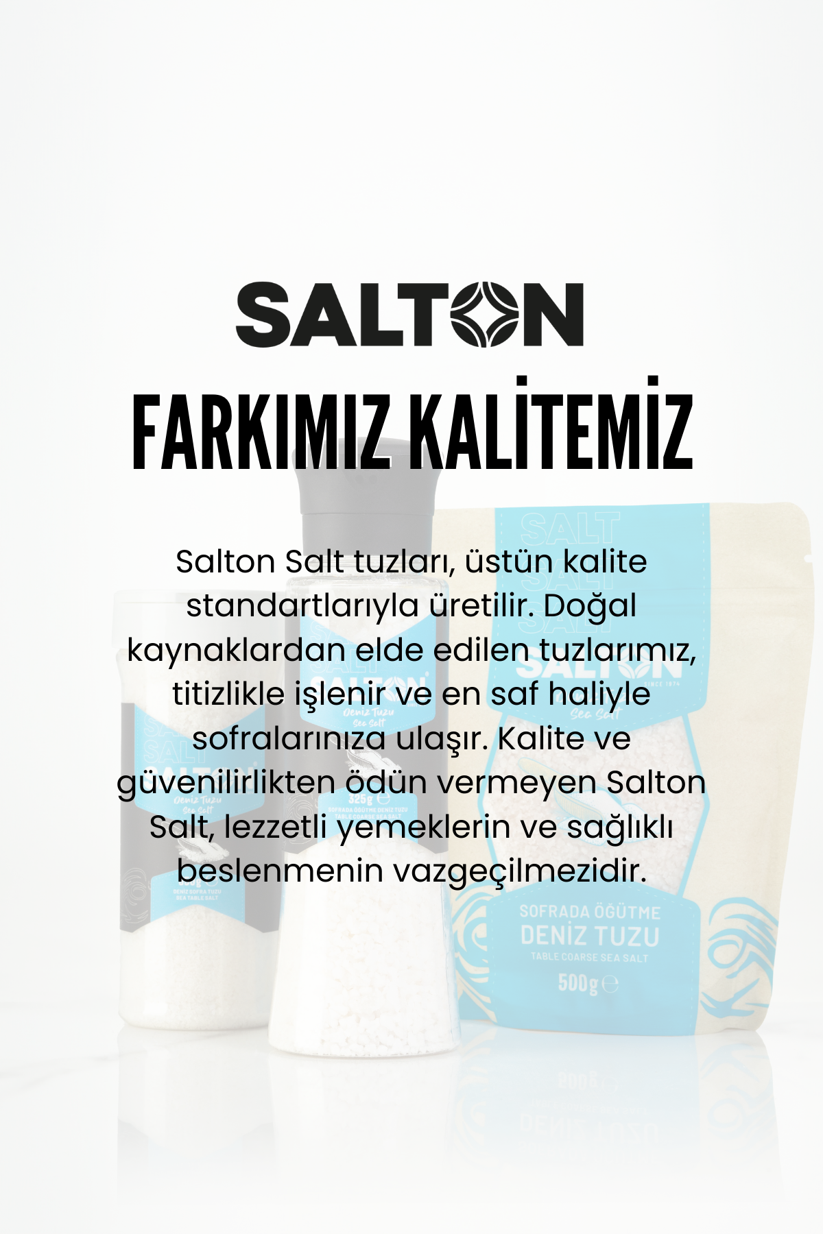 Salton Salt Salton Doğal Deniz Tuzu İnce 350Gr