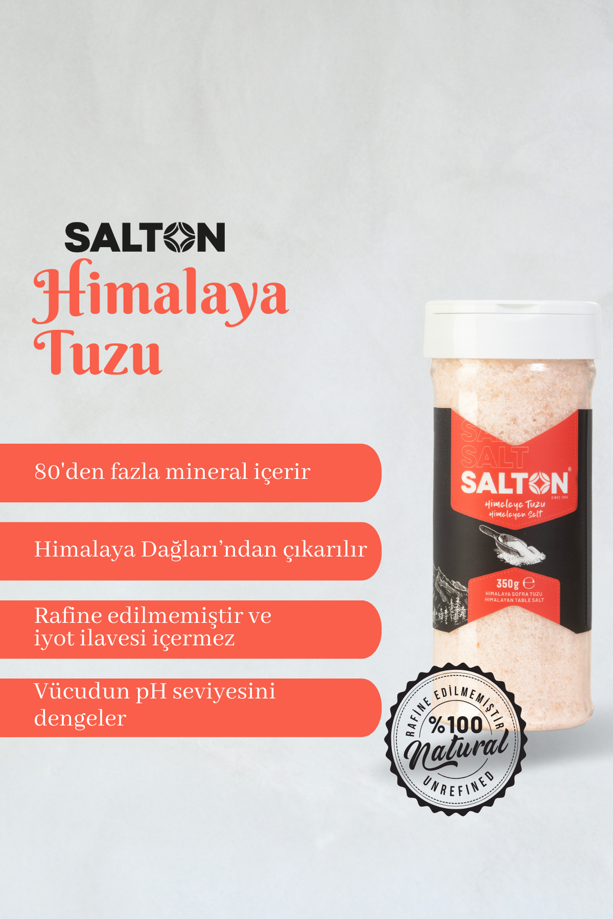 Salton Salt Salton Doğal Salt Flakes (Yaprak Tuz) Cam Kavanoz 150Gr